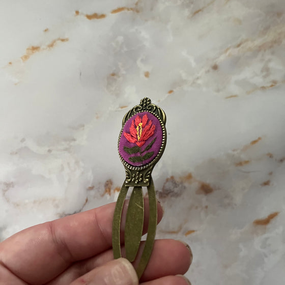 Modern Floral Bookmark