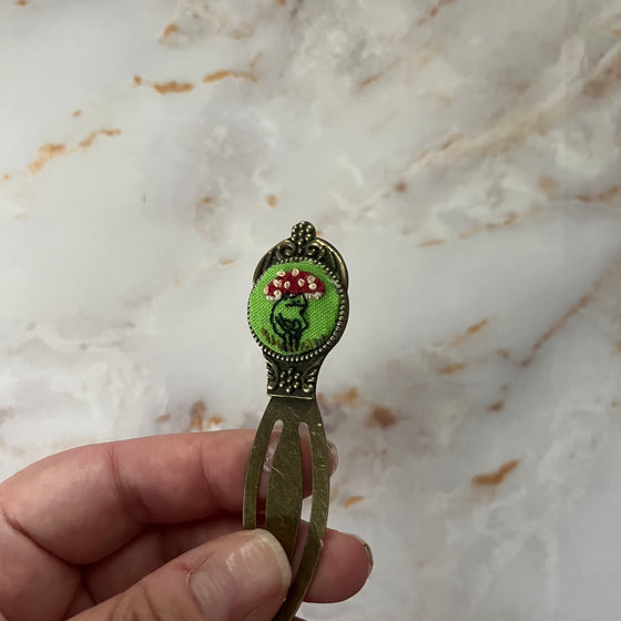 Frog and Toadstool Bookmark