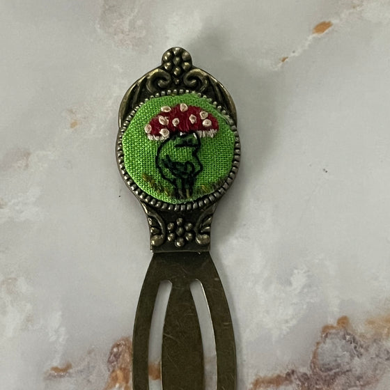 Frog and Toadstool Bookmark