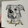 5"x5" Mini Embroidered Pet Canvas