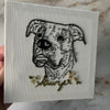 5"x5" Mini Embroidered Pet Canvas