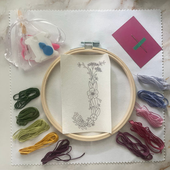 Floral Letter Workshop