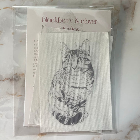 Stick and Stitch Pet Embroidery Pattern